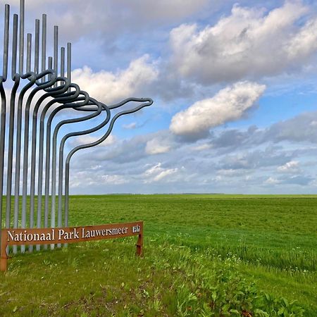 4 Pers Holiday Home Hilla With Winter Garden In Front Of The Dike Directly On The Lauwersmeer Anjum Екстер'єр фото